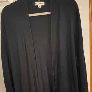 Ava & Viv lightweight black cardigan
